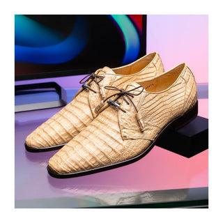 Marco Di Milano Lacio Men's Shoes Orix Exotic Crocodile Derby (MDM1019)