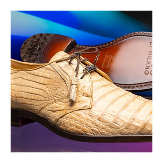 Marco Di Milano Lacio Men's Shoes Orix Exotic Crocodile Derby (MDM1019)