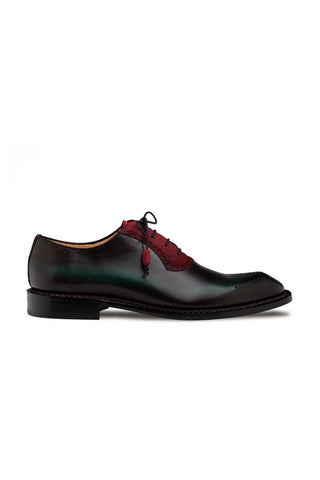 Mezlan Bretton Suede & Leather Oxford