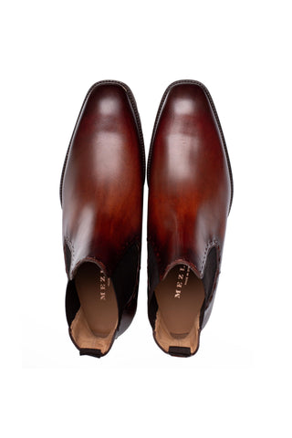 Mezlan Bromley Calfskin Lug-Sole Chelsea Boot - view 5