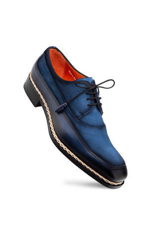 Mezlan Summit Calfskin & Suede Derby - view 12