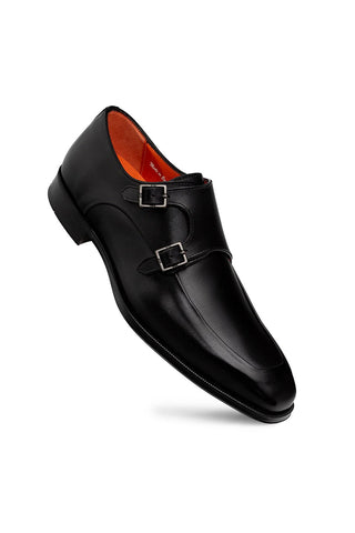 Mezlan Berkshire Leather Double Monk-Strap
