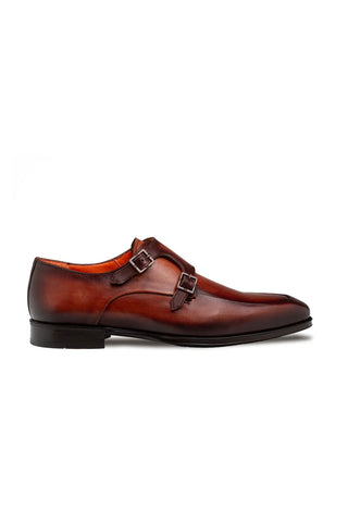 Mezlan Berkshire Leather Double Monk-Strap