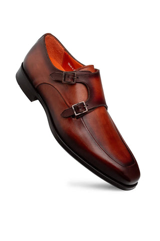 Mezlan Berkshire Leather Double Monk-Strap