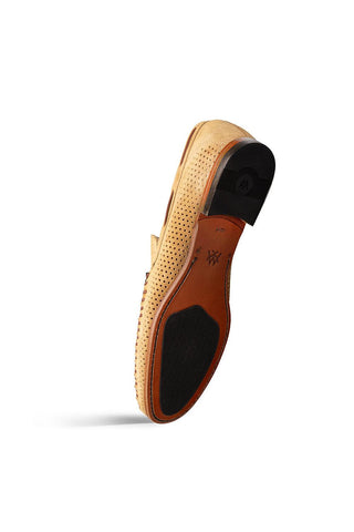 Mezlan Tarraco Perforated Suede Moccasin - view 12