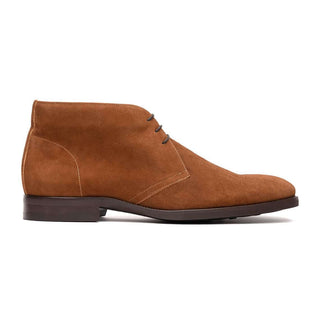 Zelli Italia Marco Men's Shoes Tobacco Calf-Skin Suede Chukka Boot (ZEL1067)