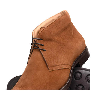 Zelli Italia Marco Men's Shoes Tobacco Calf-Skin Suede Chukka Boot (ZEL1067)