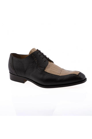 Mauri 1057 Time and Baby Croc Sport Rust and Champagne derby shoe