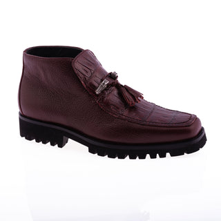 3045/5 Leather & Crocodile Boot-Dellamoda