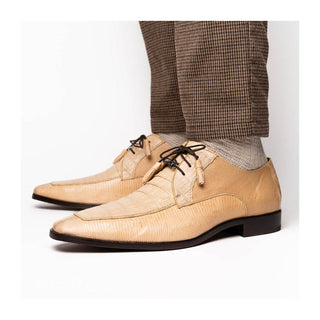 Marco Di Milano Merida Men's Shoes Orix Lizard & Caiman Crocodile Derby (MDM1132)