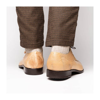 Marco Di Milano Merida Men's Shoes Orix Lizard & Caiman Crocodile Derby (MDM1132)