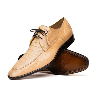 Marco Di Milano Merida Men's Shoes Orix Lizard & Caiman Crocodile Derby (MDM1132)