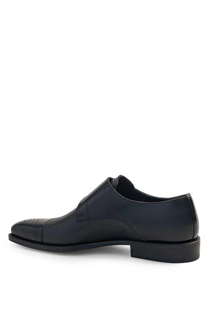 Mezlan Phoenix Leather & Deer Single Monk-Strap