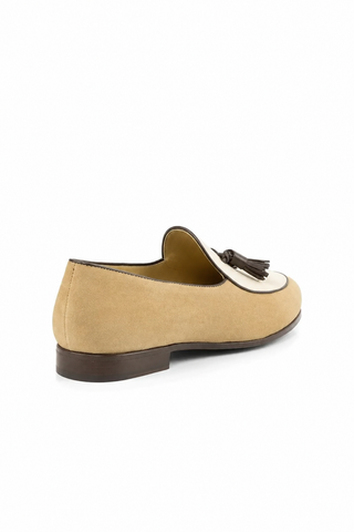 Ambrogio Perugia Suede Belgian Loafer