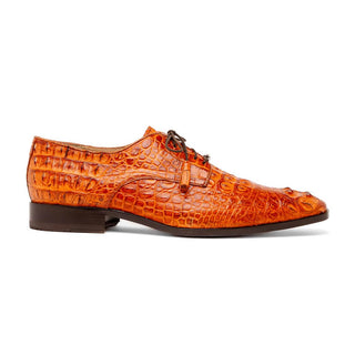 Marco Di Milano Nilo Men's Shoes Brandy Exotic Crocodile Derby (MDM1186)