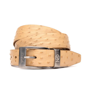 Marco Di Milano Domenico Men's Orix Genuine Ostrich Skin Belts (MDMB1047)