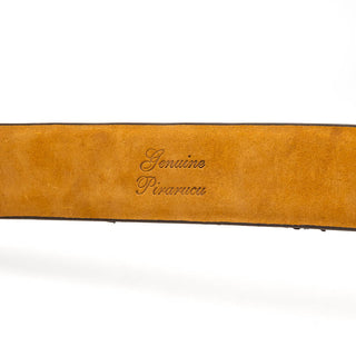 Marco Di Milano Olivieri Men's Newspaper Genuine Pirarucu Belts (MDMB1052)