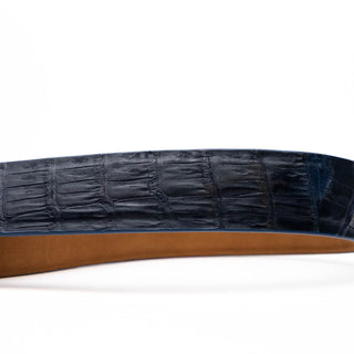 Marco Di Milano Riccardo Men's Navy Genuine Crocodile Belts (MDMB1050)