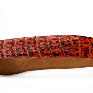 Marco Di Milano Riccardo Men's Rustic Cognac Genuine Crocodile Belts (MDMB1050)