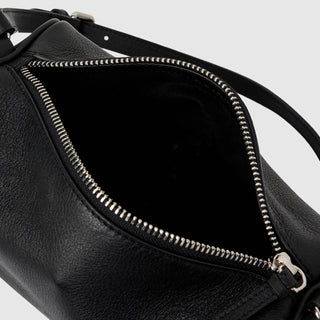 Aquatalia Rita leather shoulder bag in Black - detail