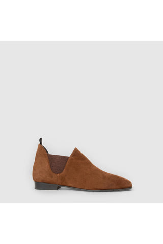 Aquatalia Robbi suede bootie in Cognac - view 1