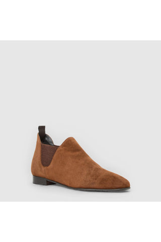 Aquatalia Robbi suede bootie in Cognac - view 2