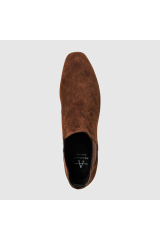 Aquatalia Robbi suede bootie in Cognac - view 3