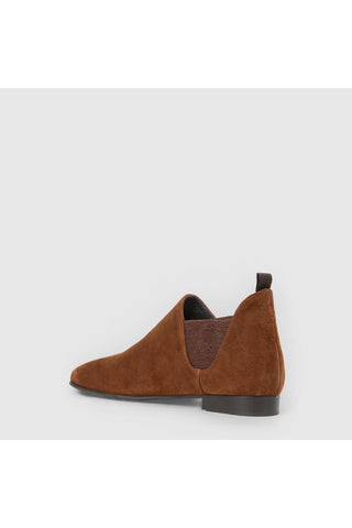 Aquatalia Robbi suede bootie in Cognac - view 4