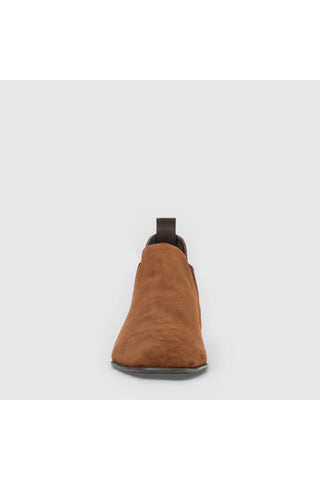 Aquatalia Robbi suede bootie in Cognac - view 5
