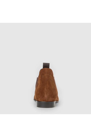 Aquatalia Robbi suede bootie in Cognac - view 6