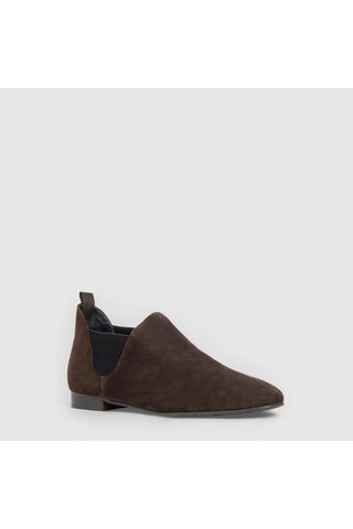 Aquatalia Robbi suede bootie in Peppercorn - view 2