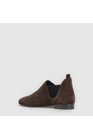 Aquatalia Robbi suede bootie in Peppercorn - view 4