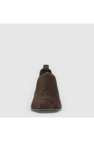 Aquatalia Robbi suede bootie in Peppercorn - view 5