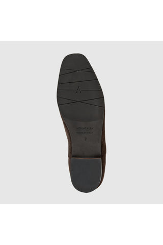 Aquatalia Robbi suede bootie in Peppercorn - view 7