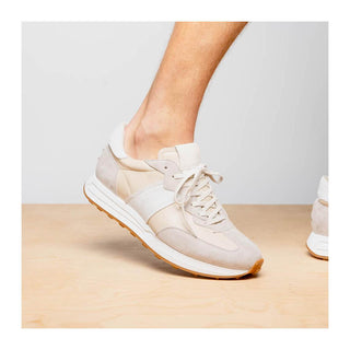 Zelli Italia Roxi Men's Shoes Taupe Suede & Calf-Skin Leather Sneaker (ZEL1078)