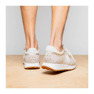 Zelli Italia Roxi Men's Shoes Taupe Suede & Calf-Skin Leather Sneaker (ZEL1078)