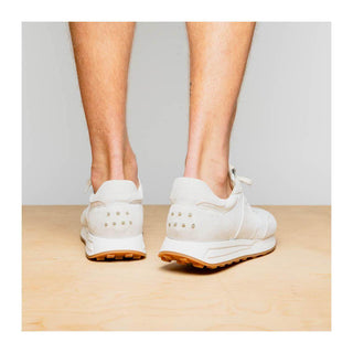 Zelli Italia Roxi Men's Shoes White Suede & Calf-Skin Leather Sneaker (ZEL1078)