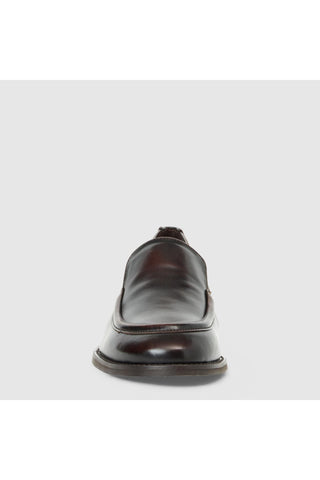 Aquatalia Sinita brush-off leather loafer in Espresso - view 5