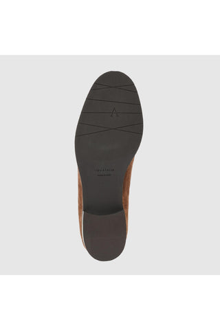 Aquatalia Sinita suede loafer in Cognac - view 7