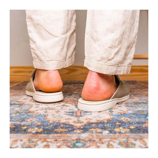 Zelli Italia Soro Men’s Shoes Gray Suede Goat-Skin Leather Sandal (ZEL1014)