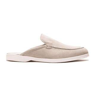 Zelli Italia Soro Men’s Shoes Gray Suede Goat-Skin Leather Sandal (ZEL1014)