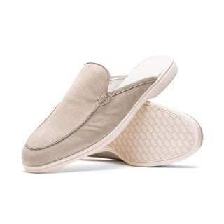 Zelli Italia Soro Men’s Shoes Gray Suede Goat-Skin Leather Sandal (ZEL1014)