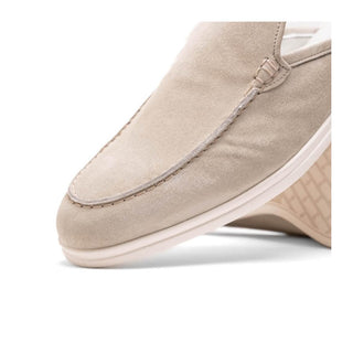 Zelli Italia Soro Men’s Shoes Gray Suede Goat-Skin Leather Sandal (ZEL1014)