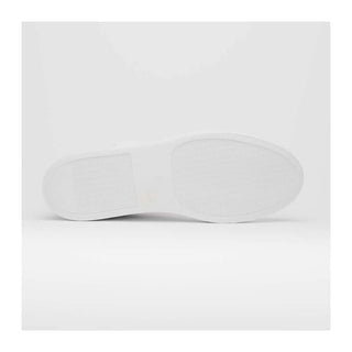 Zelli Italia Spettacolare Men's Shoes White Pebble Grain Calf-Skin Leather Slip-On Sneaker (ZEL1051)