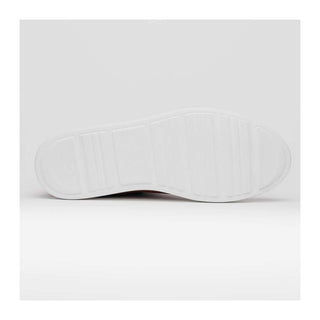 Zelli Italia Spettacolare Men's Shoes Cognac Pebble Grain Calf-Skin Leather Slip-On Sneaker (ZEL1051)