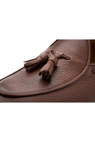 Tangerine 8-T Deer Loafers-Dellamoda
