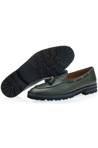 Tangerine 8-T Deer Loafers-Dellamoda