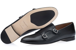 SPGM1387 Odilon Nappa black loafer leather sole