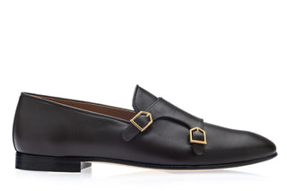 SPGM1387 Odilon Nappa cocoa loafer side view