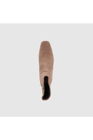 Aquatalia Stassi suede ankle boot in Champagne - view 3